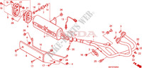 SILENCIADOR DE ESCAPE para Honda SILVER WING 400 2012