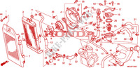 RADIADOR para Honda SHADOW VT 750 AERO 2010