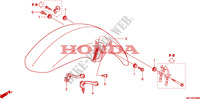 GUARDABARROS DELANTERO para Honda 700 DN01 EASY RIDER 2008