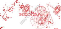 RUEDA DELANTERA para Honda 700 DN01 EASY RIDER 2008