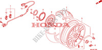 RUEDA TRASERA para Honda 700 DN01 2009
