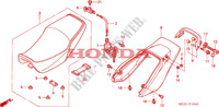 ASIENTO/CAPO TRASERO para Honda CB 1300 TWO TONE 2003
