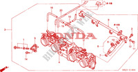 CUERPO MARIPOSA GASES(ENS.) para Honda CB 1300 BI COULEUR 2005