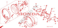 FARO DELANTERO(2) para Honda CB 1300 TWO TONE 2003