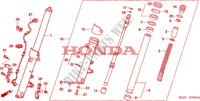 HORQUILLA DELANTERA para Honda CB 1300 ABS FAIRING 2005