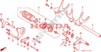 TAMBOR CAMBIO ENGRANAJES/HORQUILLA DE CAMBIO para Honda CB 1300 BI COULEUR 2004