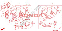 BLINDAJE SUPERIOR para Honda CBR 1000 RR FIREBLADE REPSOL 2007