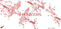 ESTRIBO para Honda CBR 1000 RR FIREBLADE REPSOL 2007