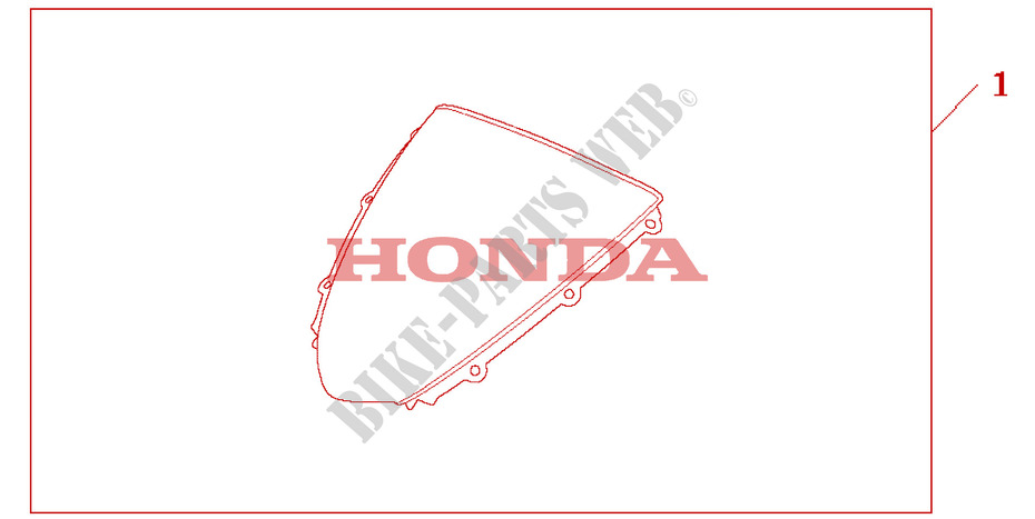 PARABRISAS para Honda CBR 1000 RR FIREBLADE 2005