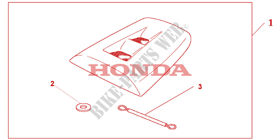 TAPA COLIN para Honda CBR 1000 RR FIREBLADE 2005
