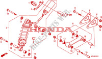 ALMOHADILLA TRASERA para Honda CBR 600 RR ABS NOIRE 2011