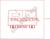 ACCESORIOS ORIGINALES para Honda CBR 1000 RR FIREBLADE NOIRE 2010