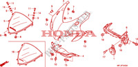 CAPO SUPERIOR(1) para Honda CBR 1000 RR FIREBLADE ABS PRETO 2011