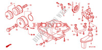 COLECTOR DE ACEITE/BOMBA DE ACEITE para Honda CBR 1000 RR FIREBLADE ABS REPSOL 2011