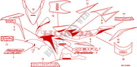 FLEJE/MARCA(5) para Honda CBR 1000 RR FIREBLADE TRICOLORE 2010