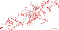 SILENCIADOR DE ESCAPE para Honda CBR 1000 RR FIREBLADE ABS TRICOLOUR 2011