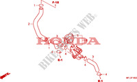 SISTEMA DE RECICLAJE DE GAS para Honda CBR 1000 RR FIREBLADE ABS BLACK 2011