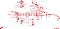 TANQUE DE COMBUSTIBLE para Honda VT 1300 C 2011