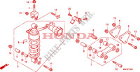 ALMOHADILLA TRASERA para Honda VFR 1200 DCT 2010