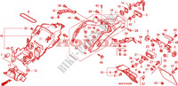 GUARDABARROS TRASERO para Honda VFR 1200 DCT 2010