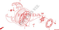 RUEDA TRASERA para Honda VFR 1200 DCT 2011