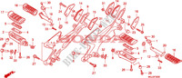 ESTRIBO para Honda CBF 1000 F ABS 98HP 2011