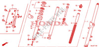 HORQUILLA DELANTERA para Honda CBF 1000 F ABS 98HP 2011