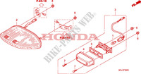 LUZ TRASERA para Honda CBF 1000 F ABS 98HP 2010