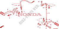 PEDAL para Honda CBF 1000 F 2011