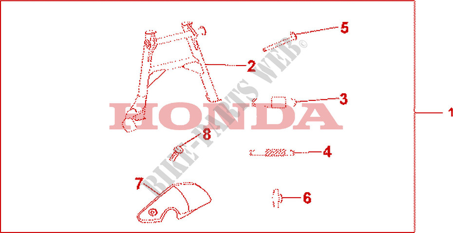 CABALLETE MANTENIMIENTO para Honda CBF 1000 F ABS 2010