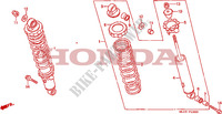 ALMOHADILLA TRASERA para Honda CB 450 S 1988
