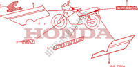 FLEJE/MARCA (CB450SJ) para Honda CB 450 S 27HP 1988