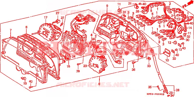 INDICADOR Honda MOTO 1500 GOLD-WING 1989  GL1500K