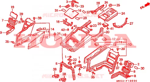 RESGUARDO Honda MOTO 1500 GOLD-WING 1992  GL1500AN