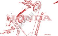 CADENA DE LEVA/TENSIONADOR para Honda CBR 500 F 1991