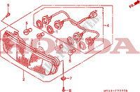 LUZ DE COMBINACION TRAS. para Honda PAN EUROPEAN ST 1100 ABS 1994