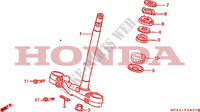 VASTAGO DE DIRECCION para Honda PAN EUROPEAN ST 1100 ABS 1994