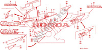 FLEJE(CBR600FN/2N) para Honda CBR 600 F2 SUPER SPORT 1992