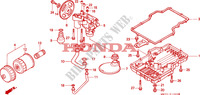 COLECTOR DE ACEITE/BOMBA DE ACEITE para Honda SEVEN FIFTY 750 50HP 1992