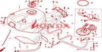 TANQUE DE COMBUSTIBLE para Honda RC45 RVF 750 1994