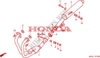 SILENCIADOR DE ESCAPE para Honda CB 500 S 34HP 2002