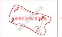 ABRAZADERA MANILLAR CROMADA para Honda 1500 F6C 2002