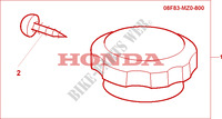 TAPON RADIADOR CROM. para Honda VALKYRIE 1500 F6C DELUXE 2002