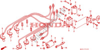 BOBINA DE ENCENDIDO para Honda VALKYRIE 1500 F6C TOURER 1997