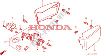 CUBIERTA LATERAL para Honda VALKYRIE 1500 F6C TOURER 1998