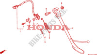 SOPORTE LATERAL para Honda 1500 F6C 1998
