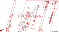 HORQUILLA DELANTERA para Honda BIG ONE 1000 50HP 1994