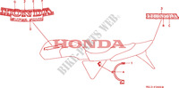 MARCA para Honda BIG ONE 1000 50HP 1993