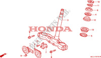 VASTAGO DE DIRECCION para Honda BIG ONE 1000 1996