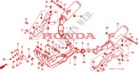 SILENCIADOR DE ESCAPE para Honda CBR 1000 DUAL CBS 1994